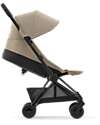 Cybex Passeggino Coya - Cozy Beige Telaio Matt Black - Leggero e Ultracompatto dalla Nascita ai 4 Anni Passeggini Leggeri