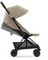 Cybex Passeggino Coya - Cozy Beige Telaio Matt Black - Leggero e Ultracompatto dalla Nascita ai 4 Anni Passeggini Leggeri