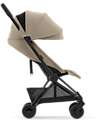 Cybex Passeggino Coya - Cozy Beige Telaio Matt Black - Leggero e Ultracompatto dalla Nascita ai 4 Anni Passeggini Leggeri