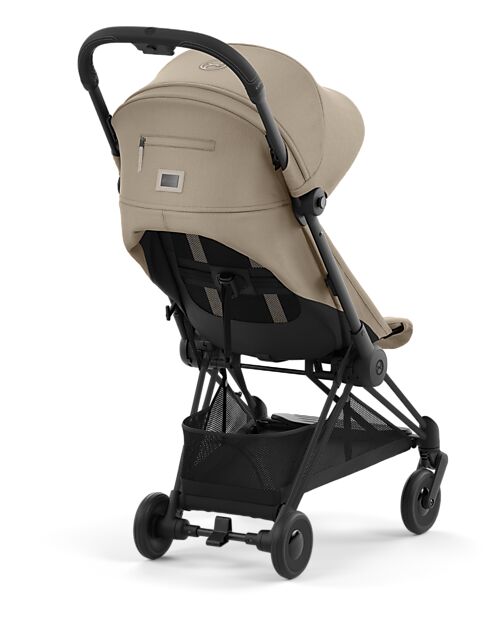 Cybex Passeggino Coya - Cozy Beige Telaio Matt Black - Leggero e Ultracompatto dalla Nascita ai 4 Anni Passeggini Leggeri