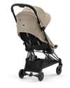 Cybex Passeggino Coya - Cozy Beige Telaio Matt Black - Leggero e Ultracompatto dalla Nascita ai 4 Anni Passeggini Leggeri