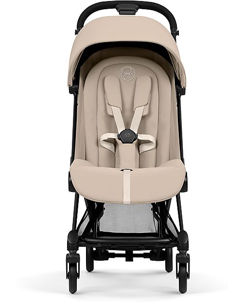 Cybex Passeggino Coya - Cozy Beige - Telaio Matt Black - Leggero e Ultracompatto Pedane
