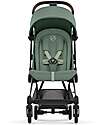 Cybex Passeggino Coya - Leaf Green Telaio Chrome - Leggero e Ultracompatto dalla Nascita ai 4 Anni Passeggini Leggeri