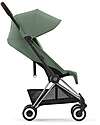 Cybex Passeggino Coya - Leaf Green Telaio Chrome - Leggero e Ultracompatto dalla Nascita ai 4 Anni Passeggini Leggeri