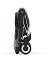 Cybex Passeggino Coya - Leaf Green Telaio Chrome - Leggero e Ultracompatto dalla Nascita ai 4 Anni Passeggini Leggeri