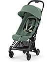 Cybex Passeggino Coya - Leaf Green Telaio Matt - Leggero e Ultracompatto dalla Nascita ai 4 Anni Passeggini Leggeri