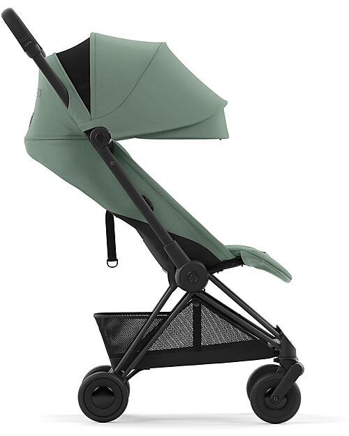 Cybex Passeggino Coya - Leaf Green Telaio Matt - Leggero e Ultracompatto dalla Nascita ai 4 Anni Passeggini Leggeri