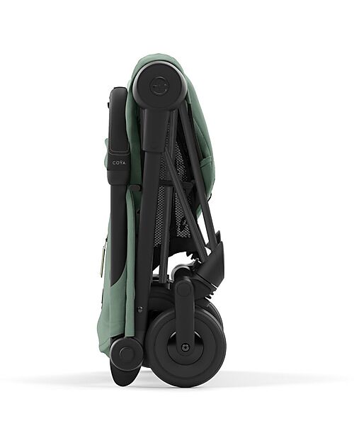 Cybex Passeggino Coya - Leaf Green Telaio Matt - Leggero e Ultracompatto dalla Nascita ai 4 Anni Passeggini Leggeri