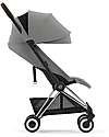 Cybex Passeggino Coya - Mirage Grey Telaio Chrome - Leggero e Ultracompatto dalla Nascita ai 4 Anni Passeggini Leggeri