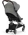 Cybex Passeggino Coya - Mirage Grey Telaio Chrome - Leggero e Ultracompatto dalla Nascita ai 4 Anni Passeggini Leggeri