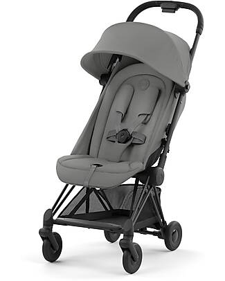 Cybex Passeggino Coya - Mirage Grey Telaio Matt - Leggero e Ultracompatto dalla Nascita ai 4 Anni Passeggini Leggeri