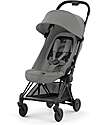 Cybex Passeggino Coya - Mirage Grey Telaio Matt - Leggero e Ultracompatto dalla Nascita ai 4 Anni Passeggini Leggeri