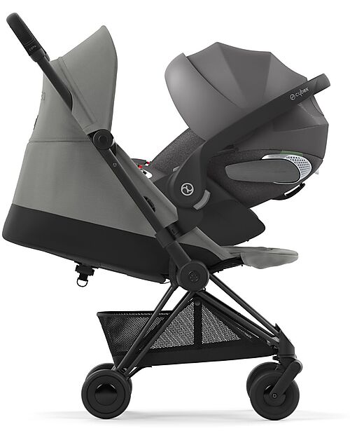 Cybex Passeggino Coya - Mirage Grey Telaio Matt - Leggero e Ultracompatto dalla Nascita ai 4 Anni Passeggini Leggeri