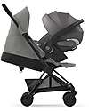 Cybex Passeggino Coya - Mirage Grey Telaio Matt - Leggero e Ultracompatto dalla Nascita ai 4 Anni Passeggini Leggeri