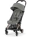 Cybex Passeggino Coya - Mirage Grey Telaio Rosegold - Leggero e Ultracompatto dalla Nascita ai 4 Anni Passeggini Leggeri
