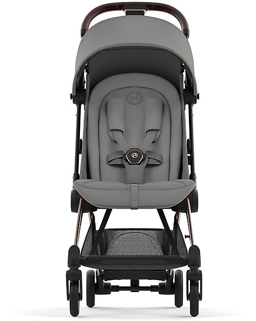 Cybex Passeggino Coya - Mirage Grey Telaio Rosegold - Leggero e Ultracompatto dalla Nascita ai 4 Anni Passeggini Leggeri
