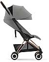 Cybex Passeggino Coya - Mirage Grey Telaio Rosegold - Leggero e Ultracompatto dalla Nascita ai 4 Anni Passeggini Leggeri