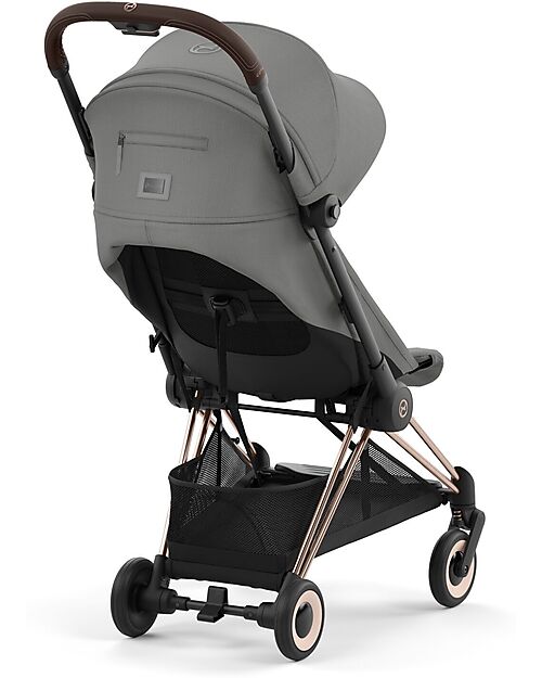 Cybex Passeggino Coya - Mirage Grey Telaio Rosegold - Leggero e Ultracompatto dalla Nascita ai 4 Anni Passeggini Leggeri