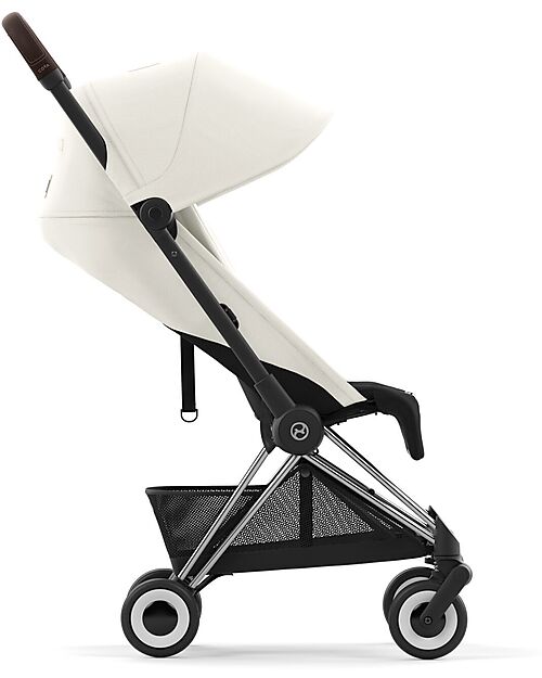 Cybex Passeggino Coya - Off White Telaio Chrome - Leggero e Ultracompatto dalla Nascita ai 4 Anni Passeggini Leggeri