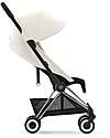 Cybex Passeggino Coya - Off White Telaio Chrome - Leggero e Ultracompatto dalla Nascita ai 4 Anni Passeggini Leggeri
