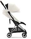 Cybex Passeggino Coya - Off White Telaio Chrome - Leggero e Ultracompatto dalla Nascita ai 4 Anni Passeggini Leggeri