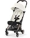 Cybex Passeggino Coya - Off White Telaio Rosegold - Leggero e Ultracompatto dalla Nascita ai 4 Anni Passeggini Leggeri