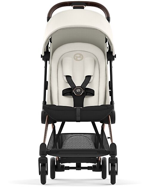 Cybex Passeggino Coya - Off White Telaio Rosegold - Leggero e Ultracompatto dalla Nascita ai 4 Anni Passeggini Leggeri