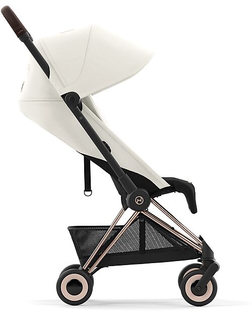 Cybex Passeggino Coya - Off White Telaio Rosegold - Leggero e Ultracompatto dalla Nascita ai 4 Anni Passeggini Leggeri