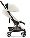 Cybex Passeggino Coya - Off White Telaio Rosegold - Leggero e Ultracompatto dalla Nascita ai 4 Anni Passeggini Leggeri
