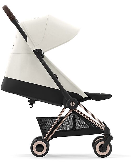 Cybex Passeggino Coya - Off White Telaio Rosegold - Leggero e Ultracompatto dalla Nascita ai 4 Anni Passeggini Leggeri