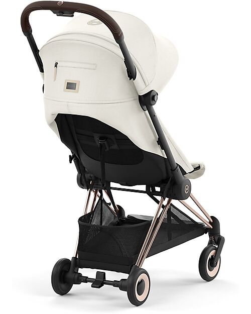 Cybex Passeggino Coya - Off White Telaio Rosegold - Leggero e Ultracompatto dalla Nascita ai 4 Anni Passeggini Leggeri