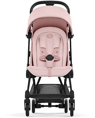 Cybex Passeggino Coya - Peach Pink Telaio Matt - Leggero e Ultracompatto dalla Nascita ai 4 Anni Passeggini Leggeri