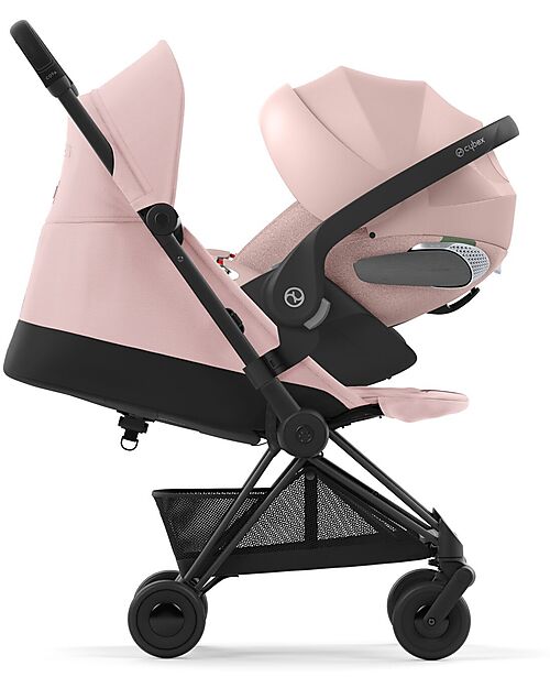 Cybex Passeggino Coya - Peach Pink Telaio Matt - Leggero e Ultracompatto dalla Nascita ai 4 Anni Passeggini Leggeri