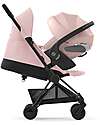 Cybex Passeggino Coya - Peach Pink Telaio Matt - Leggero e Ultracompatto dalla Nascita ai 4 Anni Passeggini Leggeri