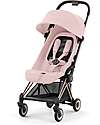 Cybex Passeggino Coya - Peach Pink Telaio Rosegold - Leggero e Ultracompatto dalla Nascita ai 4 Anni Passeggini Leggeri