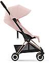 Cybex Passeggino Coya - Peach Pink Telaio Rosegold - Leggero e Ultracompatto dalla Nascita ai 4 Anni Passeggini Leggeri