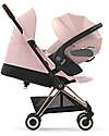 Cybex Passeggino Coya - Peach Pink Telaio Rosegold - Leggero e Ultracompatto dalla Nascita ai 4 Anni Passeggini Leggeri