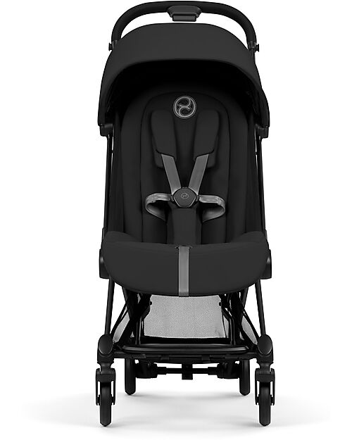 Cybex Passeggino Coya - Sepia Black - Telaio Matt Black - Leggero e Ultracompatto Pedane