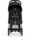 Cybex Passeggino Coya - Sepia Black - Telaio Matt Black - Leggero e Ultracompatto Pedane