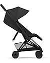 Cybex Passeggino Coya - Sepia Black - Telaio Matt Black - Leggero e Ultracompatto Pedane