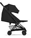 Cybex Passeggino Coya - Sepia Black - Telaio Matt Black - Leggero e Ultracompatto Pedane