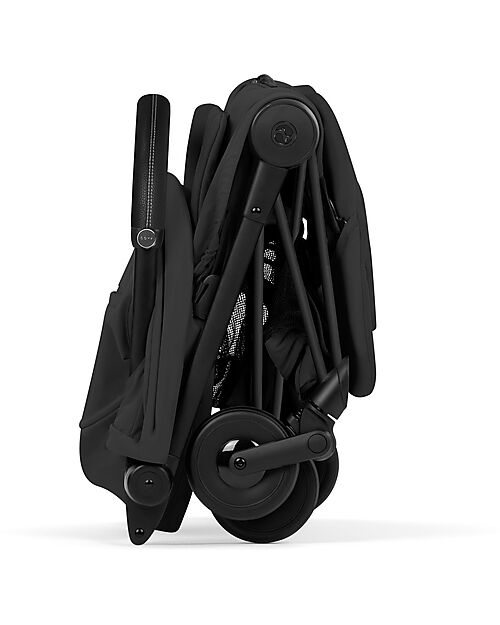 Cybex Passeggino Coya - Sepia Black - Telaio Matt Black - Leggero e Ultracompatto Pedane