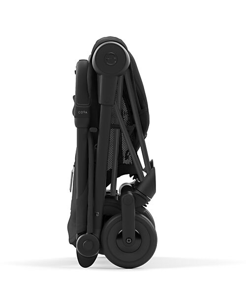Cybex Passeggino Coya - Sepia Black Telaio Matt - Leggero e Ultracompatto dalla Nascita ai 4 Anni Passeggini Leggeri