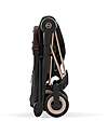 Cybex Passeggino Coya - Sepia Black Telaio Rosegold - Leggero e Ultracompatto dalla Nascita ai 4 Anni Passeggini Leggeri