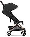 Cybex Passeggino Coya - Sepia Black Telaio Rosegold - Leggero e Ultracompatto dalla Nascita ai 4 Anni Passeggini Leggeri
