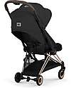 Cybex Passeggino Coya - Sepia Black - Telaio Rosegold - Leggero e Ultracompatto Pedane
