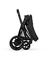 Cybex Passeggino e-Priam Duo Comfort - Telaio Matt Black + Seduta e Navicella Richiudibile Sepia Black Pedane