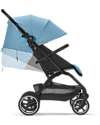 Cybex Passeggino Eezy S+ 2 - Beach Blue/Turquoise - dalla Nascita - Mobilità Eccezionale! Passeggini Leggeri