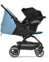Cybex Passeggino Eezy S+ 2 - Beach Blue/Turquoise - dalla Nascita - Mobilità Eccezionale! Passeggini Leggeri