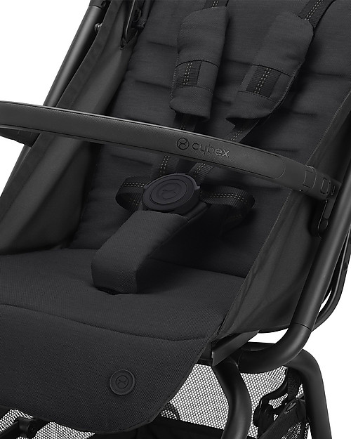 Cybex Passeggino Eezy S+ 2 - Deep Black - Mobilità Eccezionale! Passeggini Leggeri
